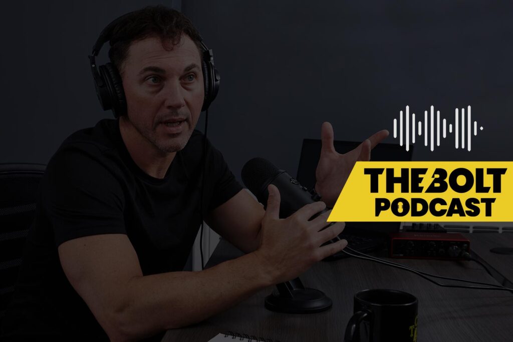 The BOLT Podcast studio with Todd Bertsch