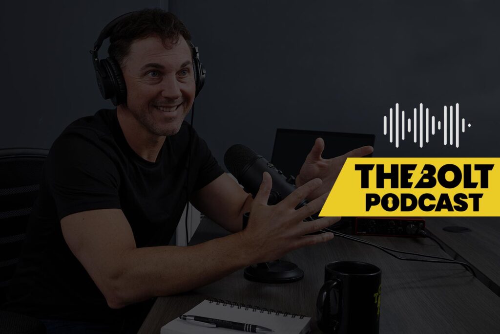 The BOLT Podcast studio with Todd Bertsch