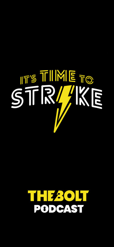 The BOLT Podcast FREE iPhone Wallpaper - It's Time to Strike