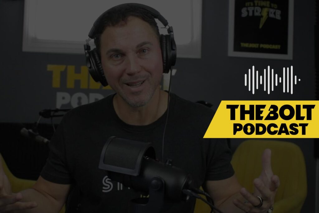 The BOLT Podcast studio with host Todd Bertsch