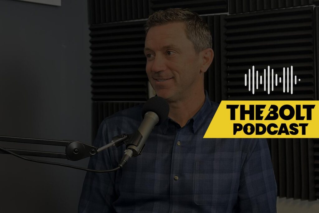 Jason Winkler in the BOLT podcast studio